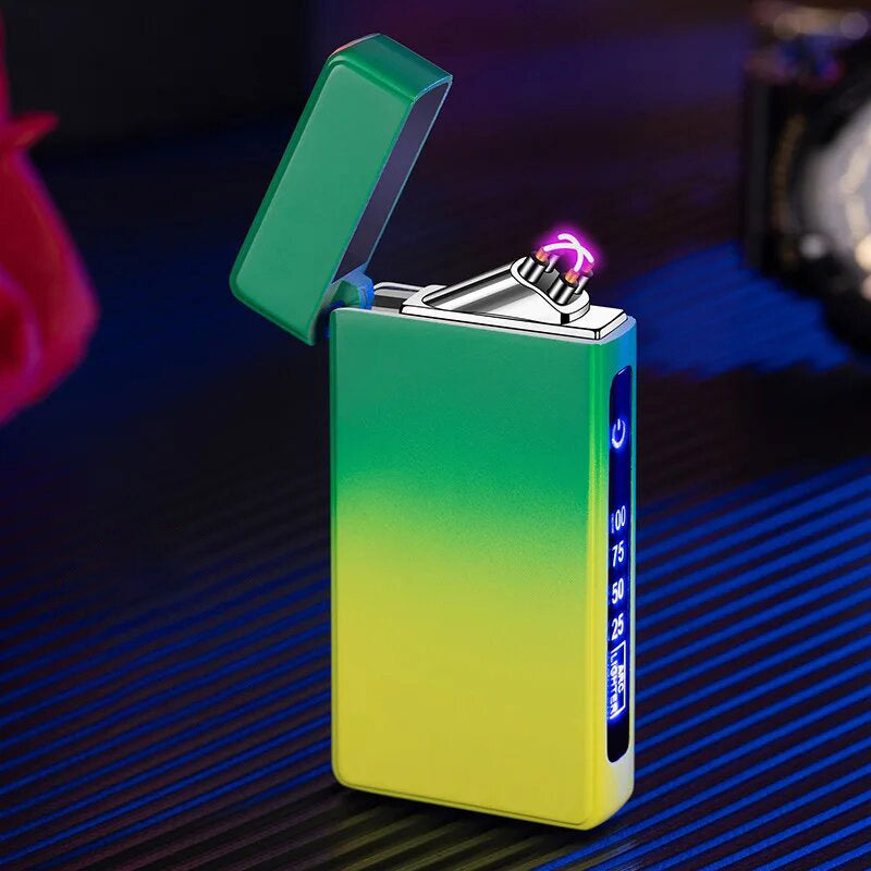Briquet Rechargeable USB Vert