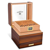 Cave à Cigares de Luxe Noyer ouvert