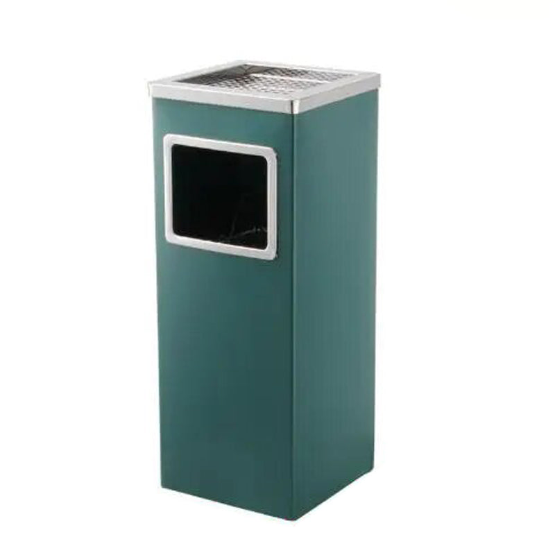 Poubelle cendrier extérieur acier inox - vue ambiance