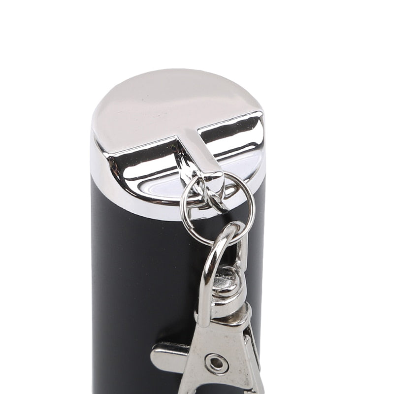 Métal chromé - cendrier porte-clé avec attache trousseau