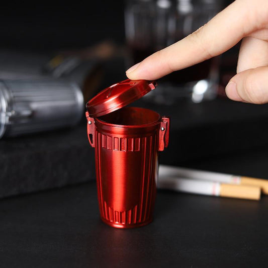 Cendrier de poche design aluminium - vue 2