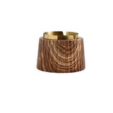Cendrier de Table Design Marron type bois