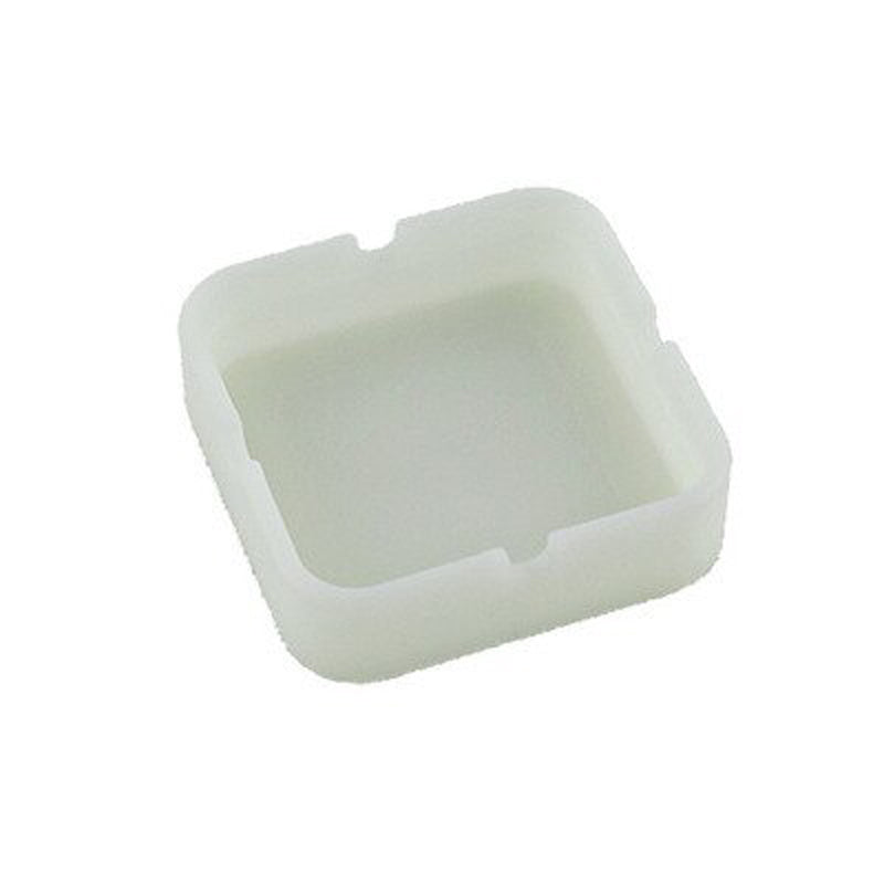 Cendrier Fluorescent Carré Blanc