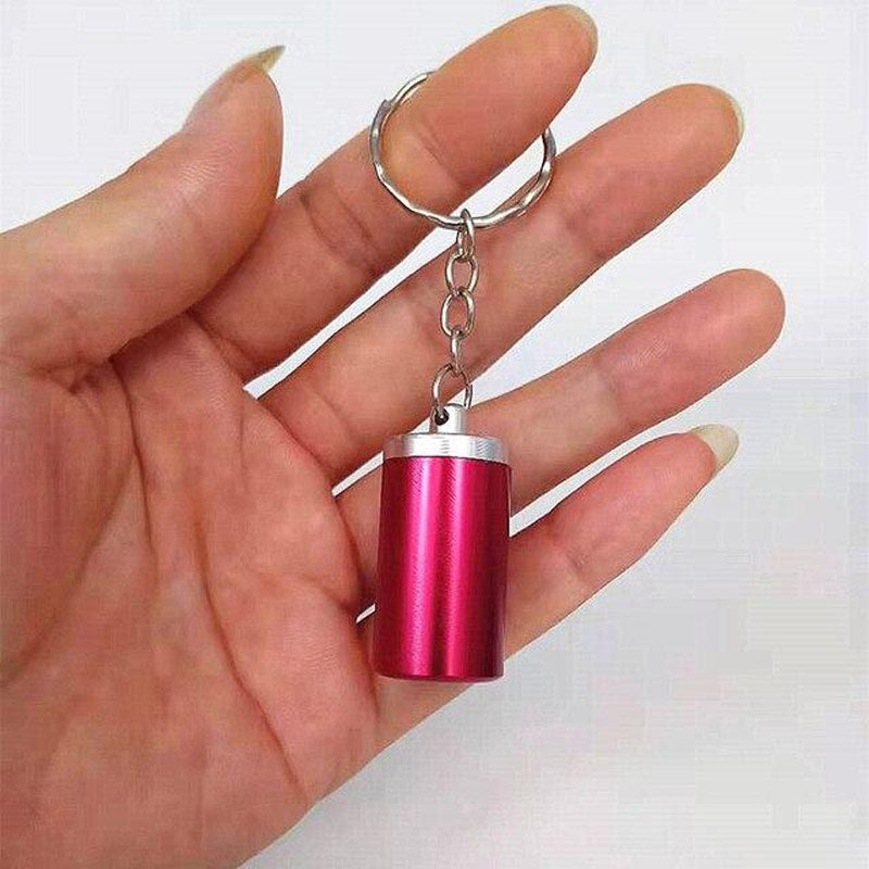 Cendrier tube en aluminium anodise - cendrier de poche compact et etanche