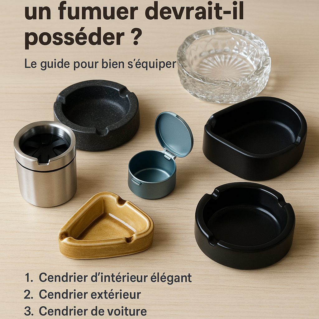 Combien de cendriers un fumeur devrait-il posséder ? Le guide complet pour bien s’équiper
