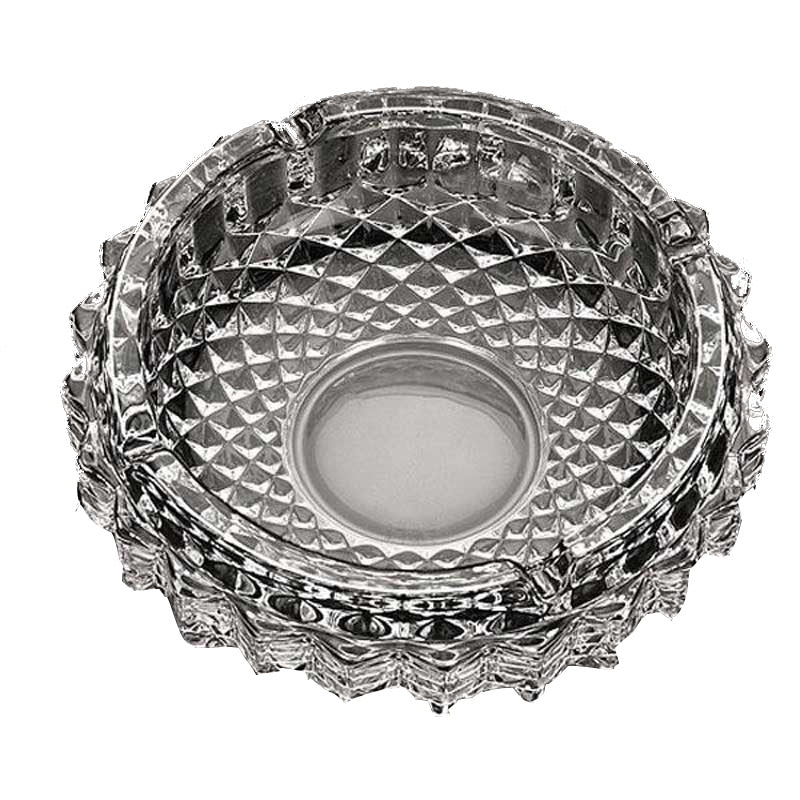 Cendrier en Verre Élégant & Transparent