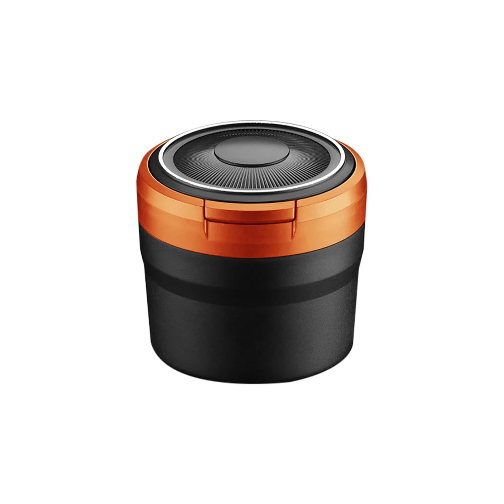 Cendrier de voiture poubelle pièce de monnaie tasse de stockage conteneur cendrier à cigares style de voiture cendrier de voiture avec lumière LED accessoires de style de voiture