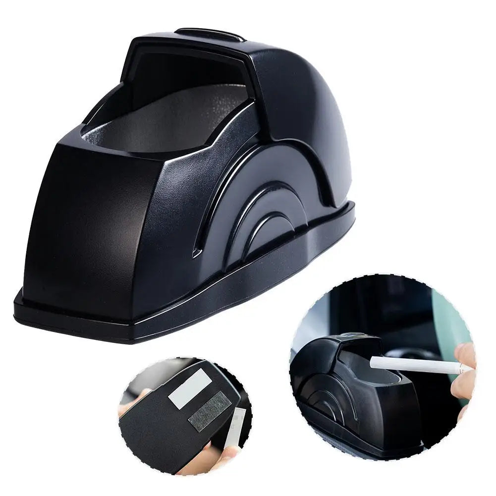 Cendrier de voiture monté sur porte, cendrier sans fumée avec couvercle, poubelle Portable pour camion automobile, accessoires pour poubelles