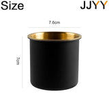 JJYY-Cendrier créatif en acier inoxydable pour la maison et la voiture, filet anti-vol et anti-chute, entonnoir Laguna ette avec couvercle, 73 bars