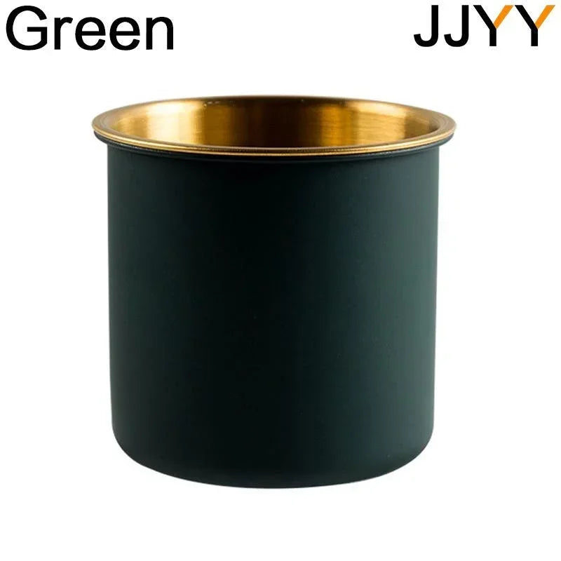 JJYY-Cendrier créatif en acier inoxydable pour la maison et la voiture, filet anti-vol et anti-chute, entonnoir Laguna ette avec couvercle, 73 bars