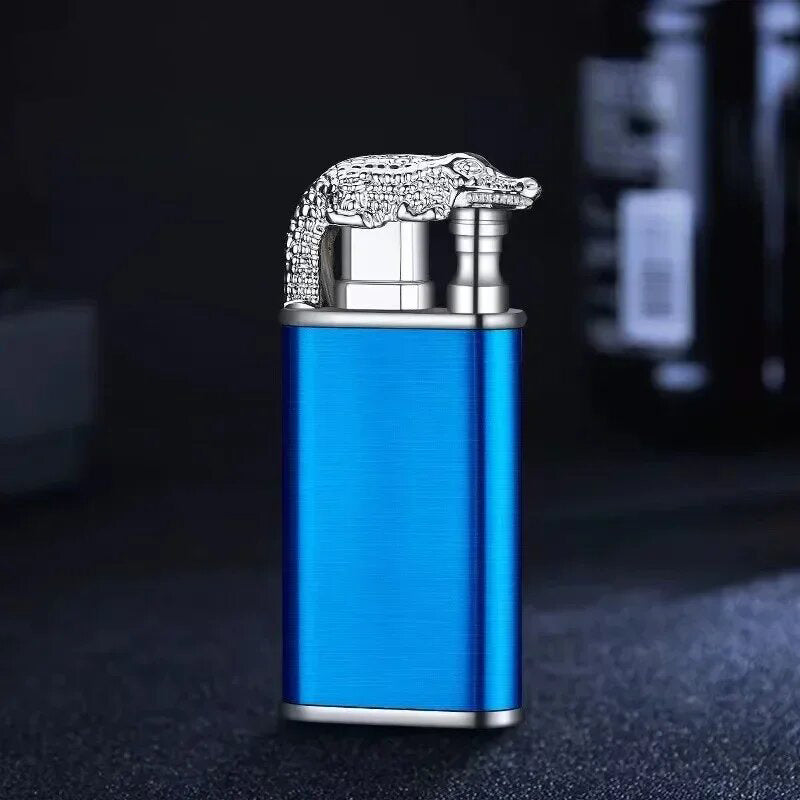 Briquet Animal Crocodile Bleu