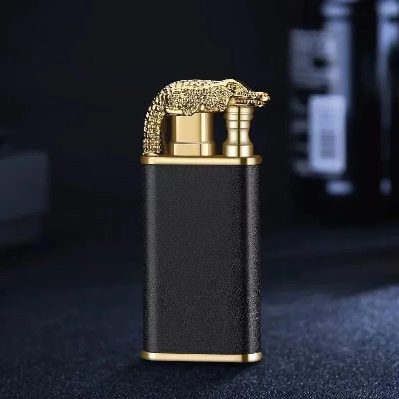 Briquet Animal Crocodile Noir