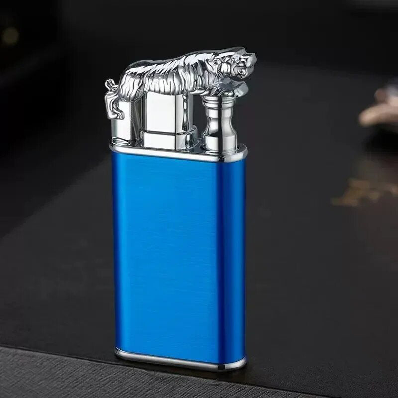 Briquet Animal Tigre Bleu