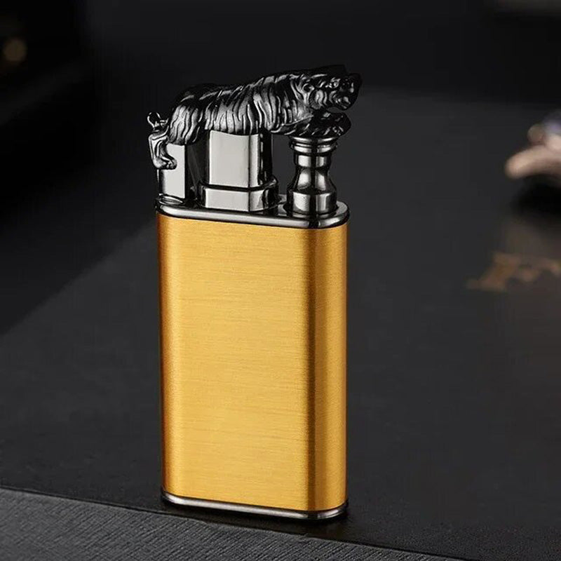 Briquet Animal Tigre Or