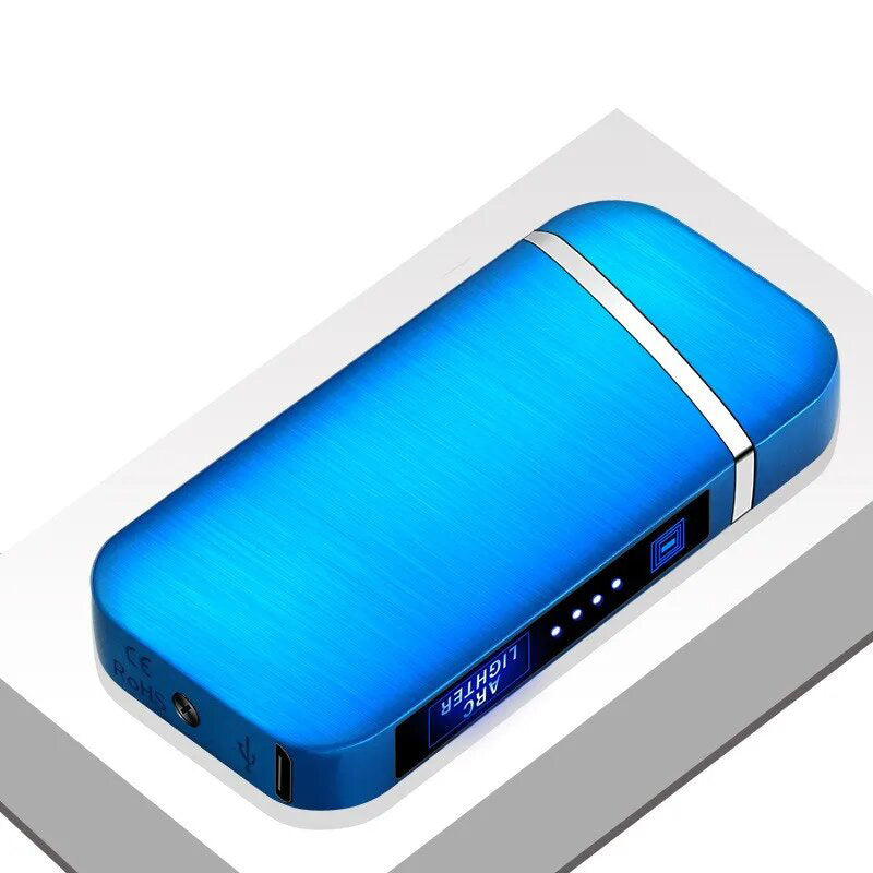 Briquet Arc Electrique Bleu Métal