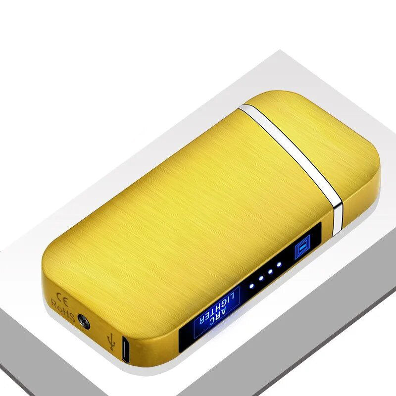 Briquet Arc Electrique Doré