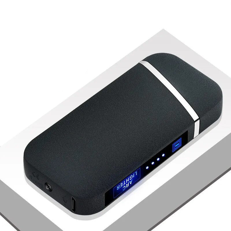 Briquet Arc Electrique Noir Mat