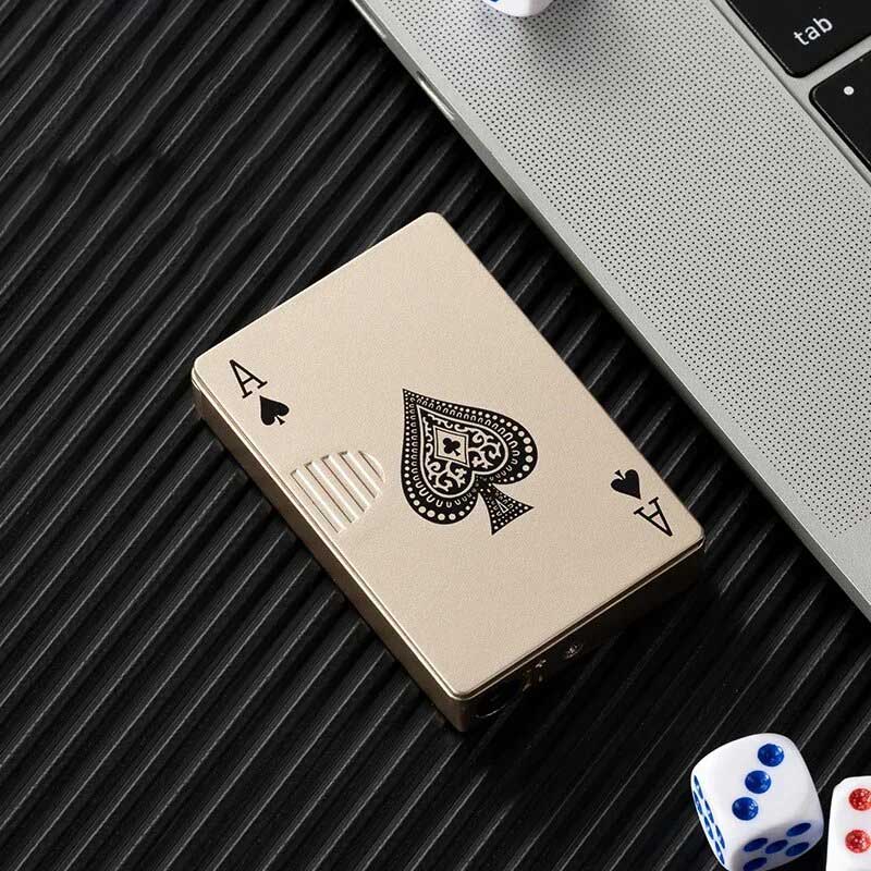 Briquet Carte As Doré