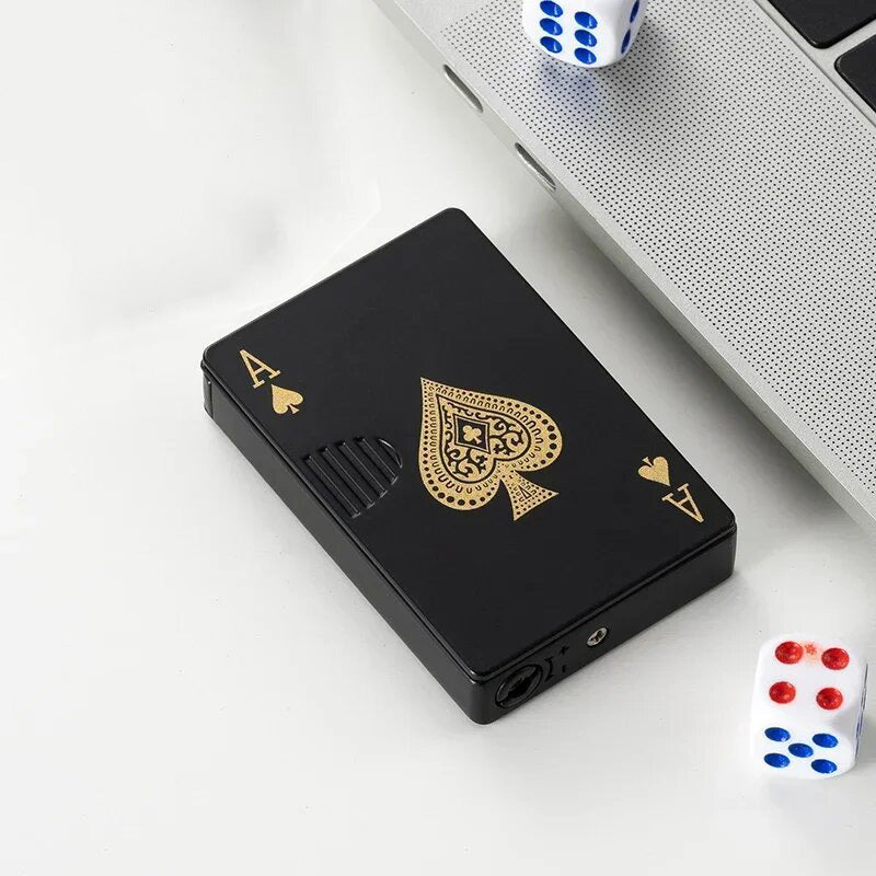 Briquet Carte As Noir