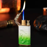 Briquet Crocodile Blanc Vert