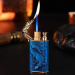 Briquet Crocodile Bleu