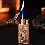 Briquet Crocodile Rose Gold