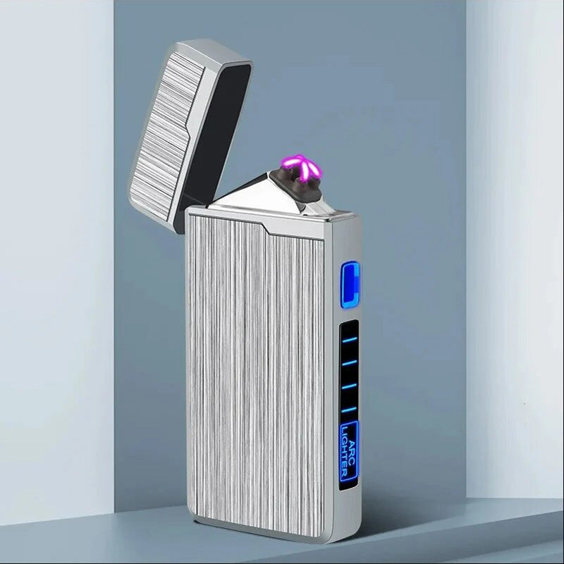 Briquet Electrique USB Argenté