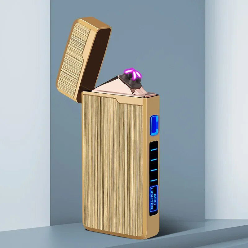 Briquet Electrique USB Doré