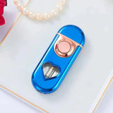 Briquet Femme Bleu Métal