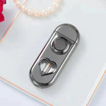 Briquet Femme Noir Métal