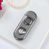 Briquet Femme Noir Métal