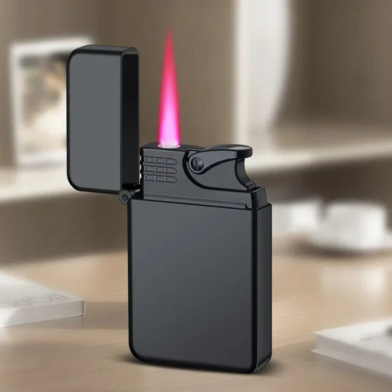 Briquet Flamme Rose Noir