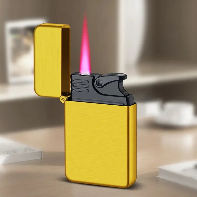 Briquet Flamme Rose Or