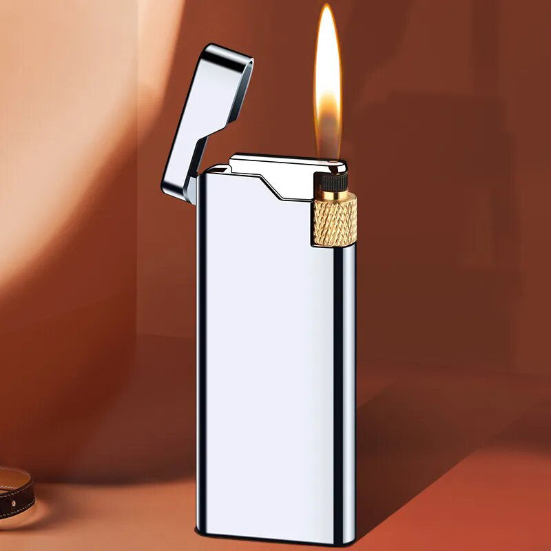 Briquet Gaz Rechargeable Chrome