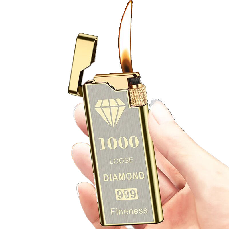 Briquet Gaz Rechargeable Diamond main