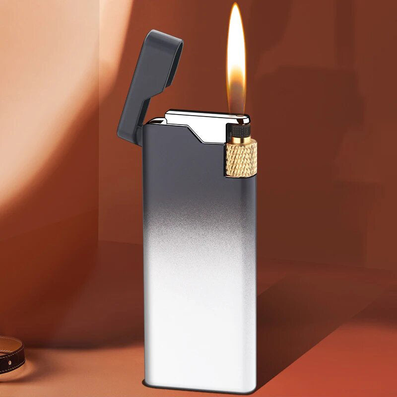 Briquet Gaz Rechargeable Gris