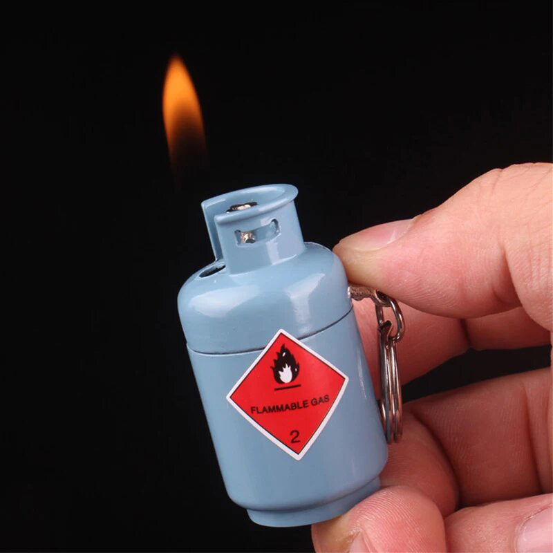 Briquet Insolite Bleu flamme