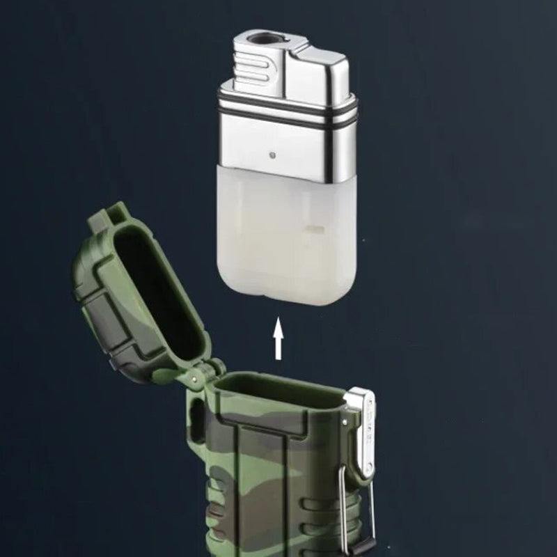 Briquet Tempête Militaire démonté
