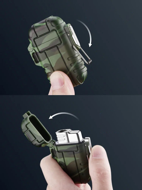 Briquet Tempête Militaire Ouverture