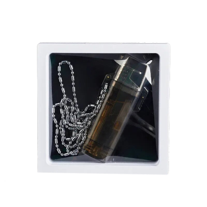 Briquet Transparent Transparent Noir