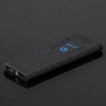 Briquet USB Noir Texture
