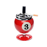 Cendrier Année 70 Rouge avec Cigarette