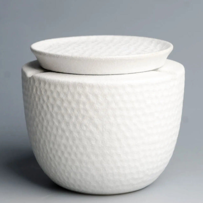 Céramique blanc - cendrier de balcon seul