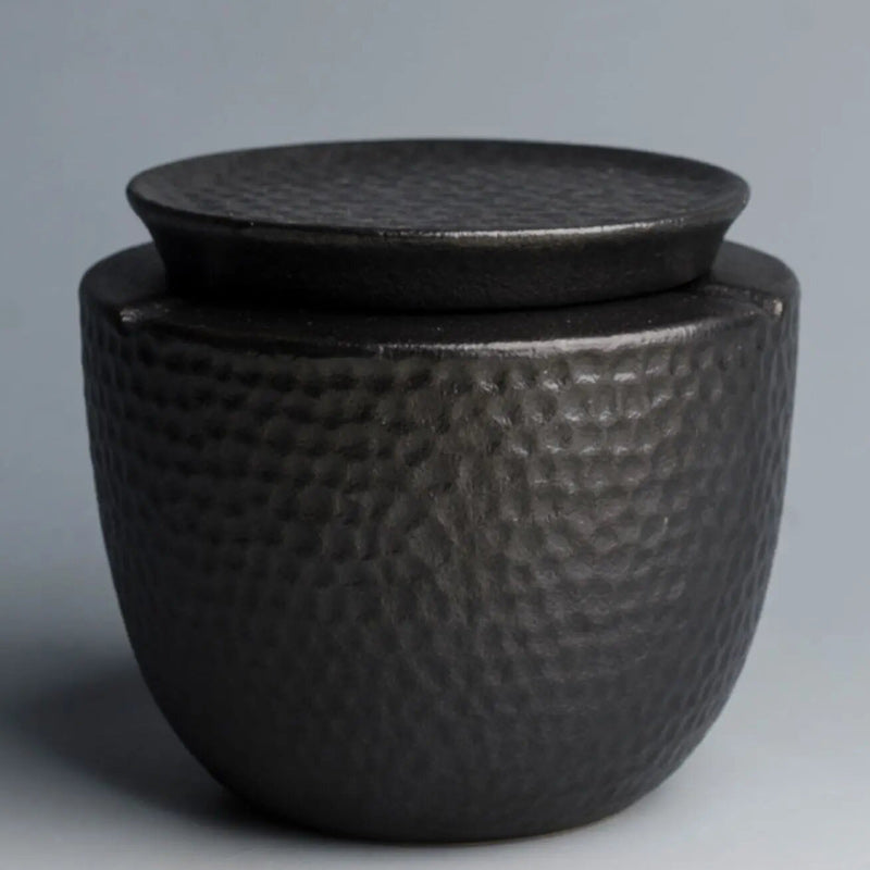 Céramique noir - cendrier de balcon seul