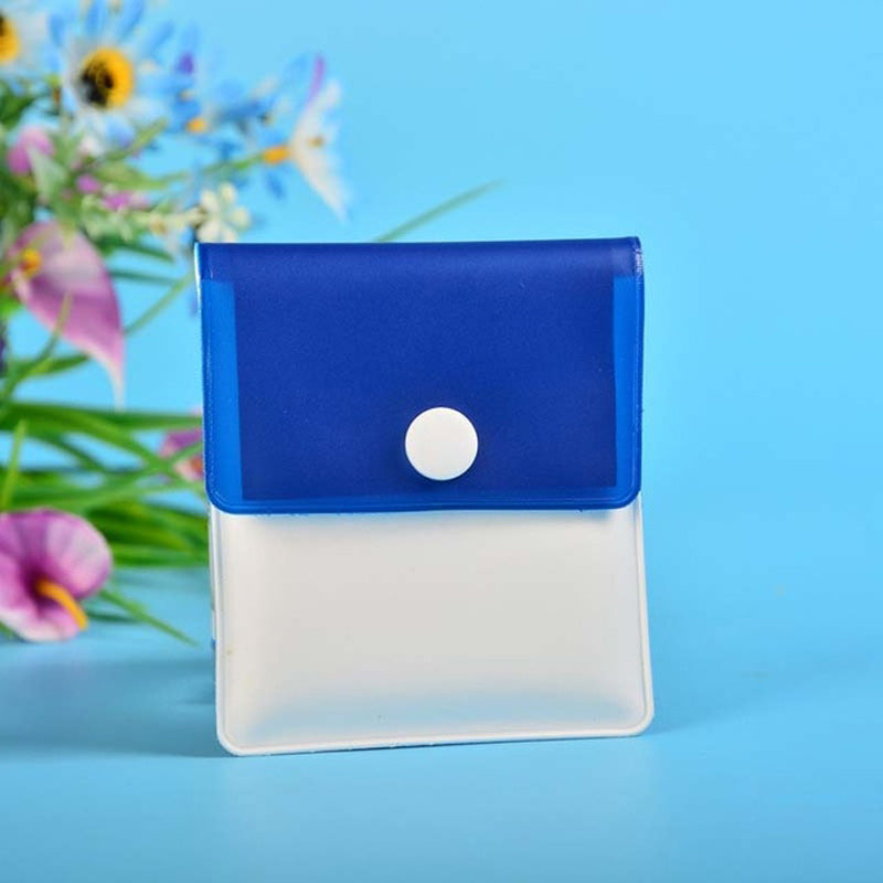 Tissu souple bleu - cendrier de poche fumeur