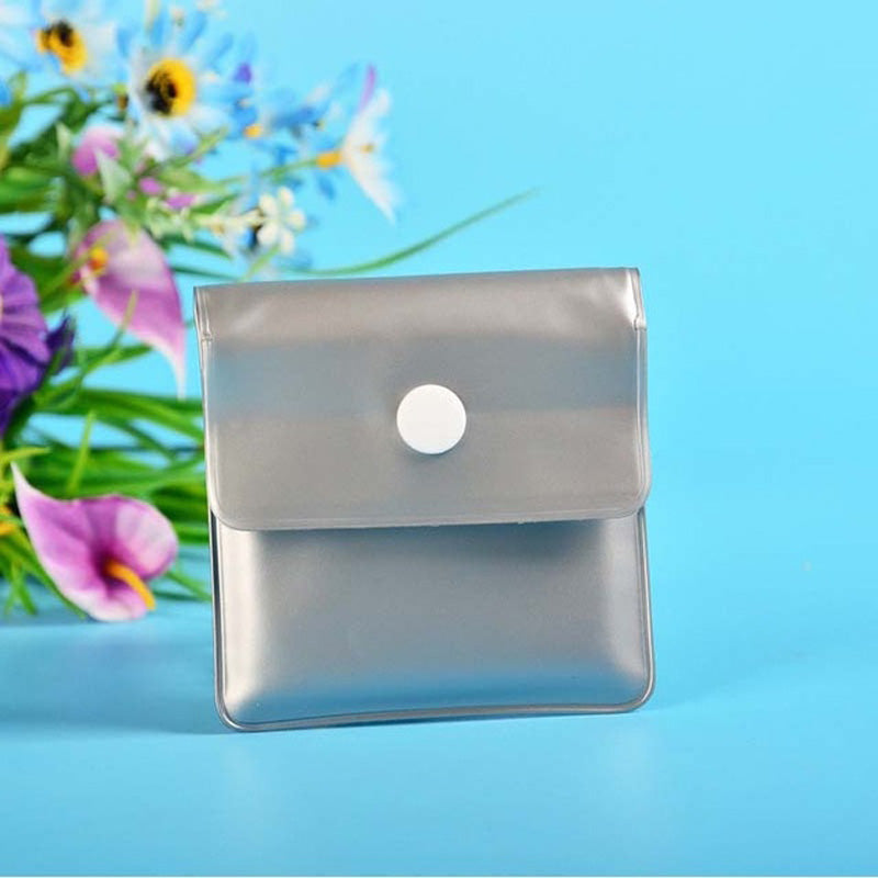 Tissu souple gris - cendrier de poche compact