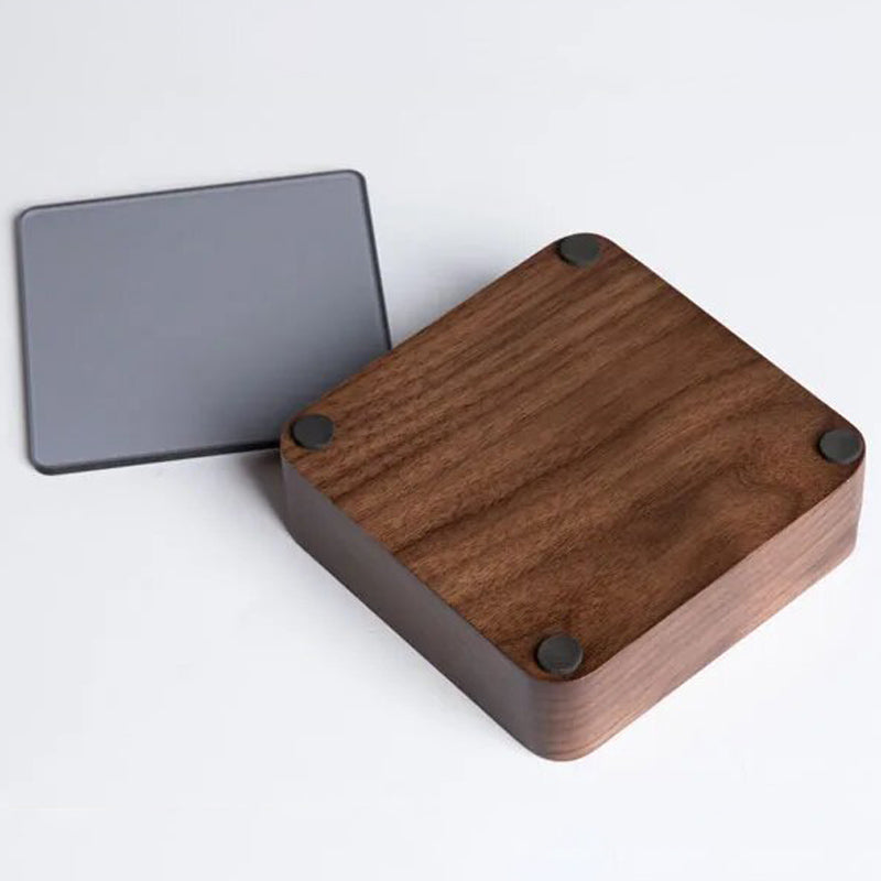 Cendrier Design en Bois Arrière