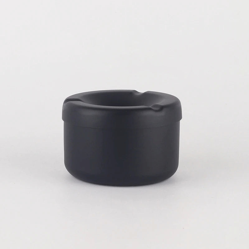 Inox noir - cendrier extérieur design seul