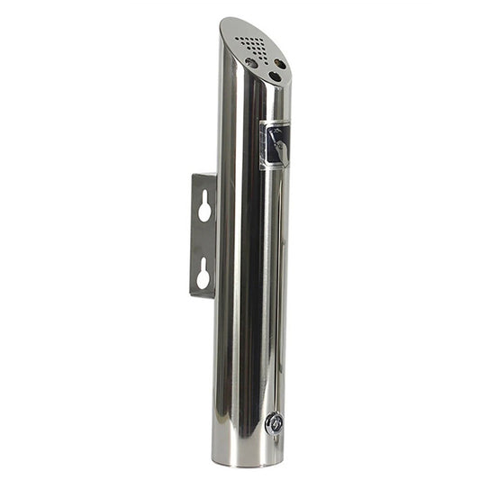 Cendrier mural professionnel inox taille M - vue principale