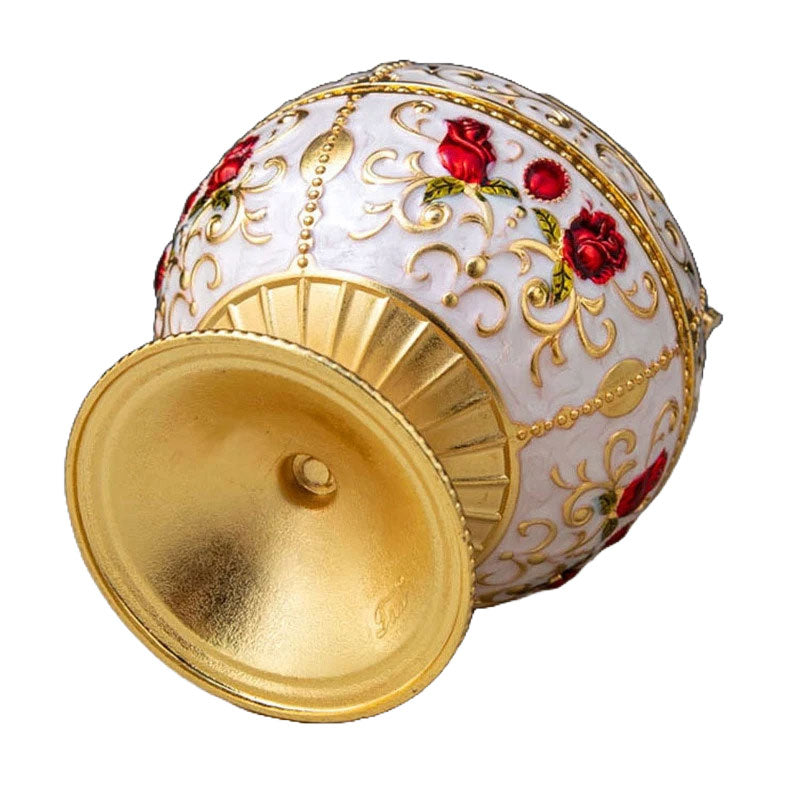 Cendrier boule sur pied vintage en metal - accessoire fumeur style retro annees 60